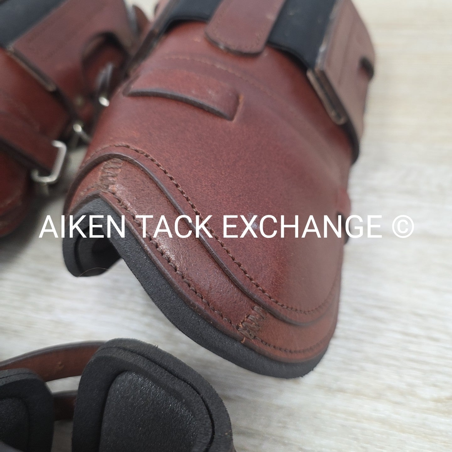 Derby Originals Leather Front & Hind Boot Set, Neoprene Lined, Brown, Size Full