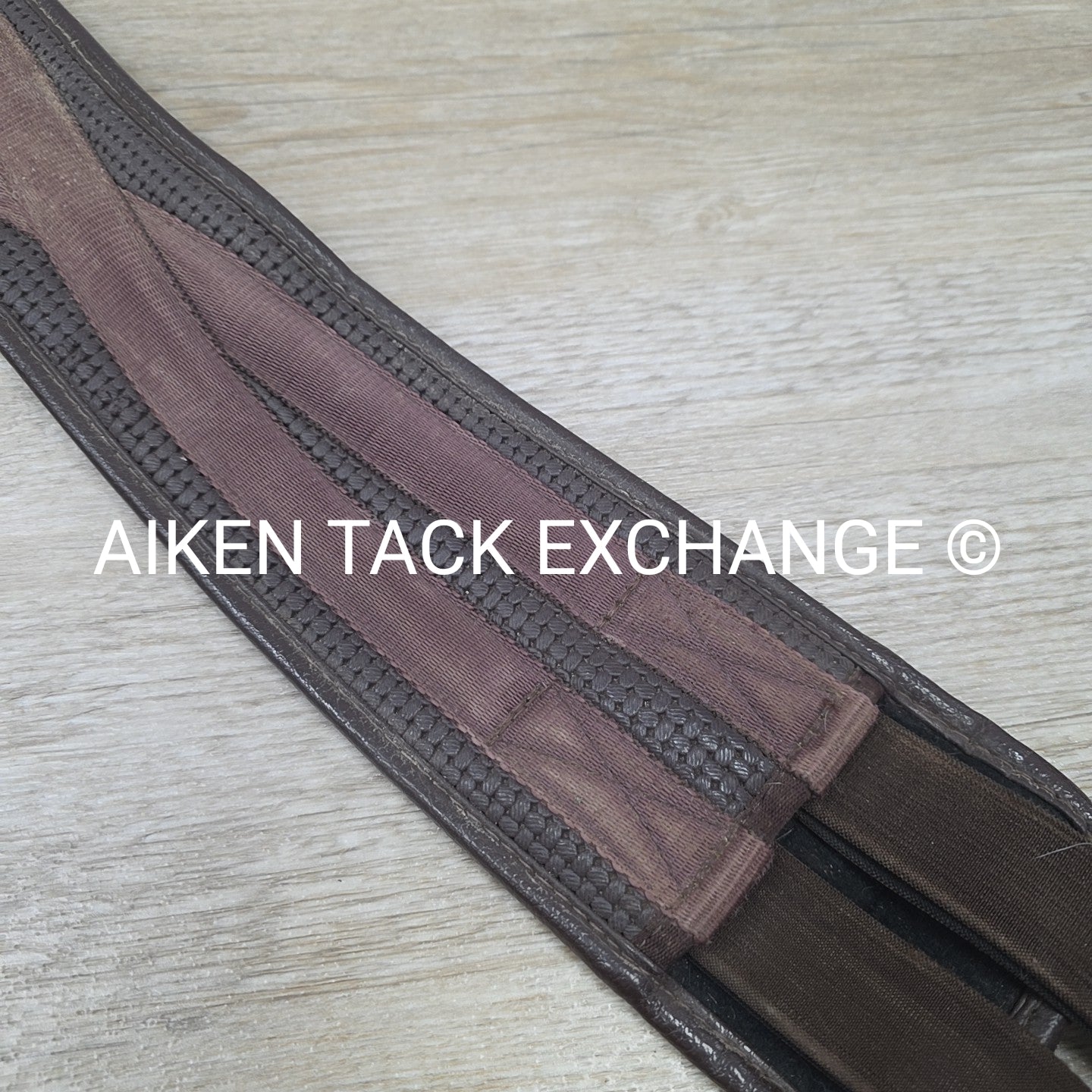 Chafeless Girth with Double Elastic, Brown, 44" (Has Nameplate)