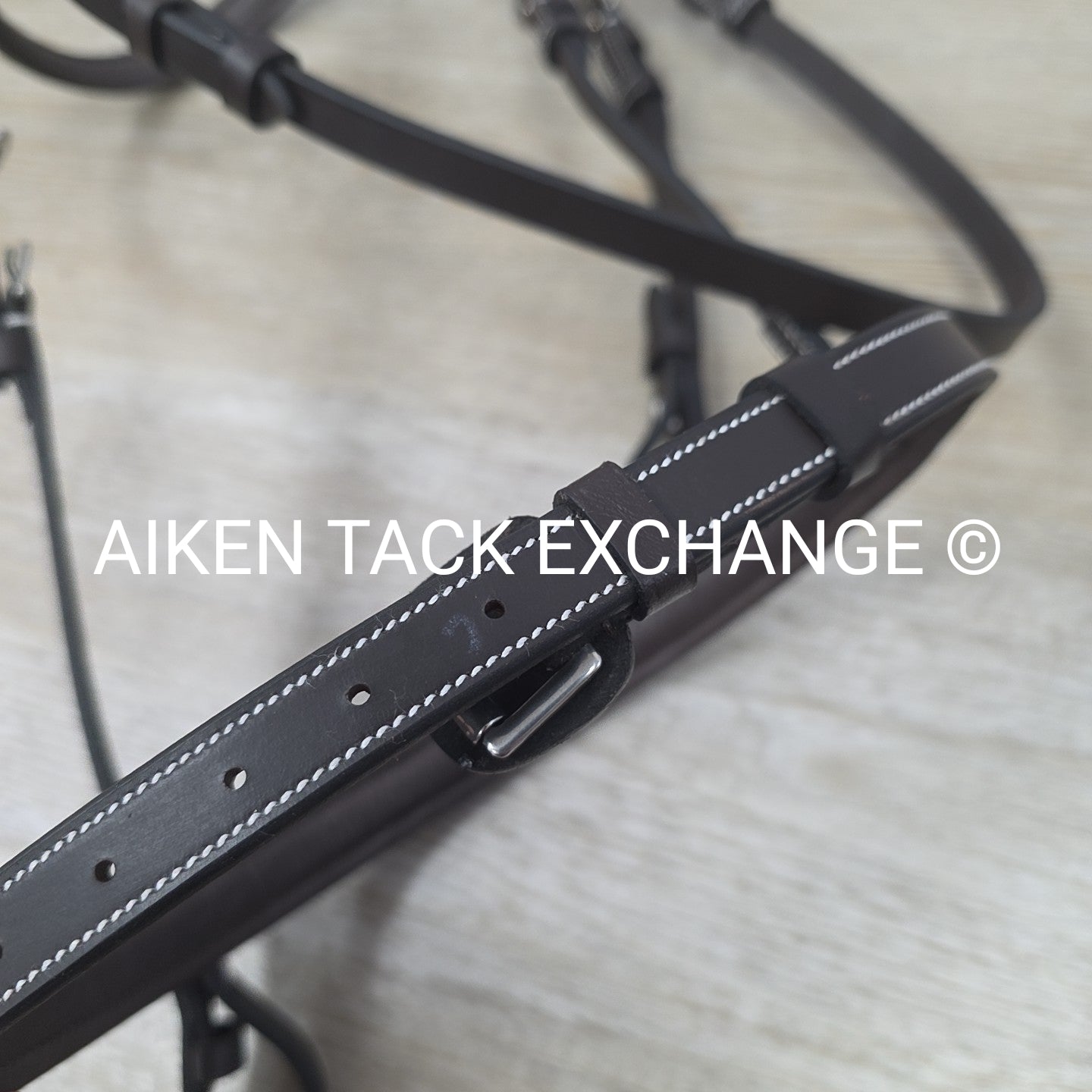 HDR Pro Mono Crown Padded Bridle with Reins, Havana, Size Cob