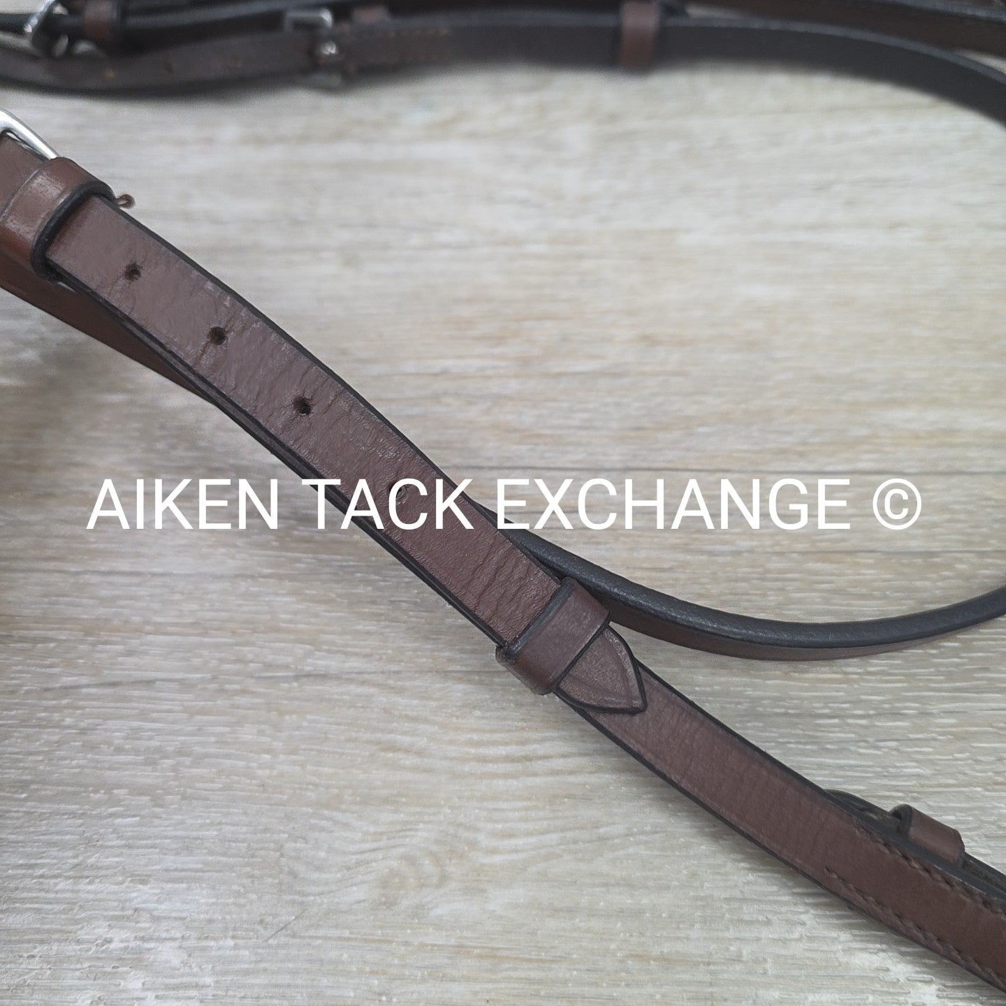 Plain Bridle, No Noseband, No Reins, Brown, Size Full