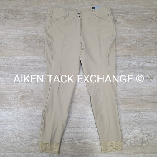 Ariat Tri Factor Silicone Grip Full Seat Breeches, Size 32 R