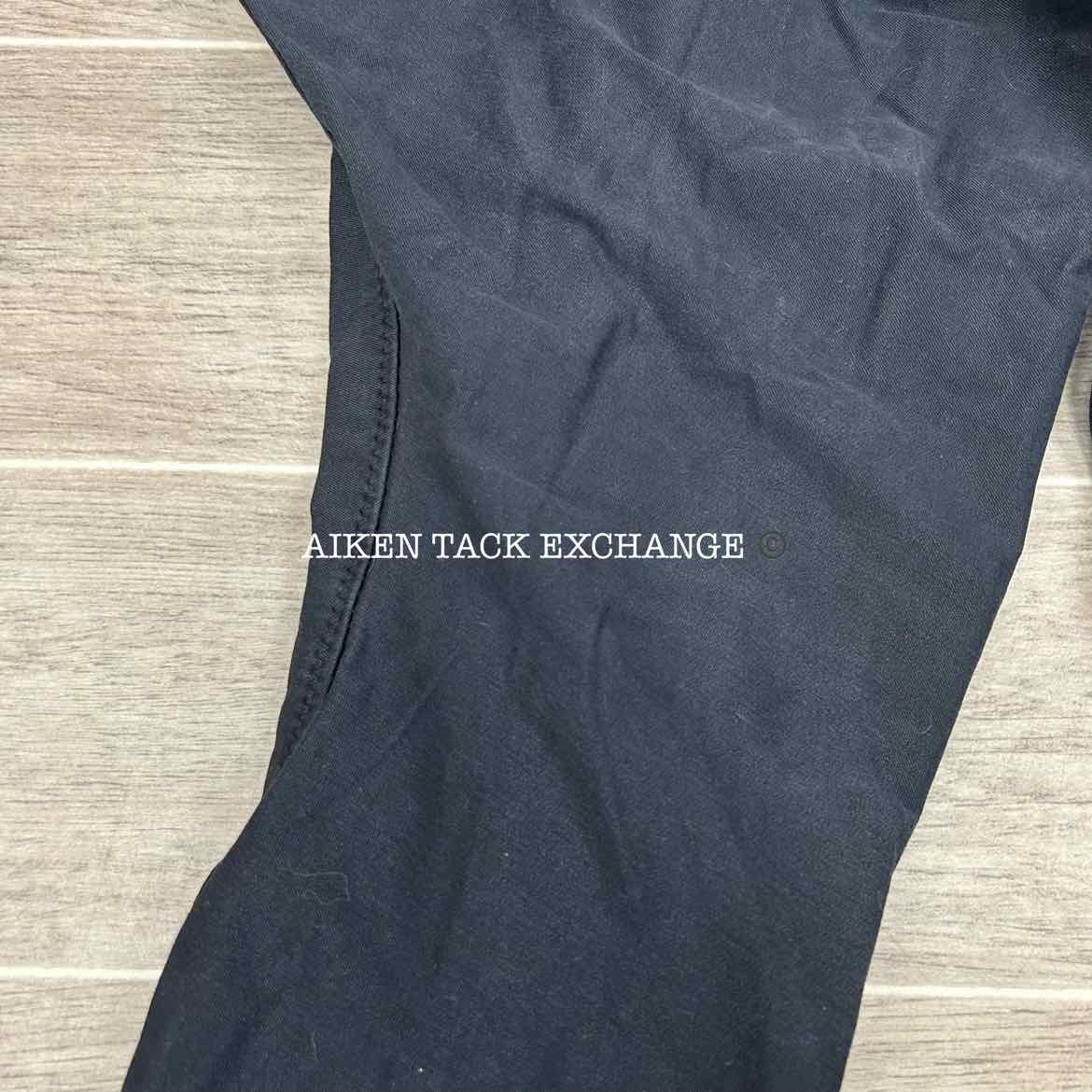 Elizabeth G Leather Extended Knee Patch Breeches, Size 34