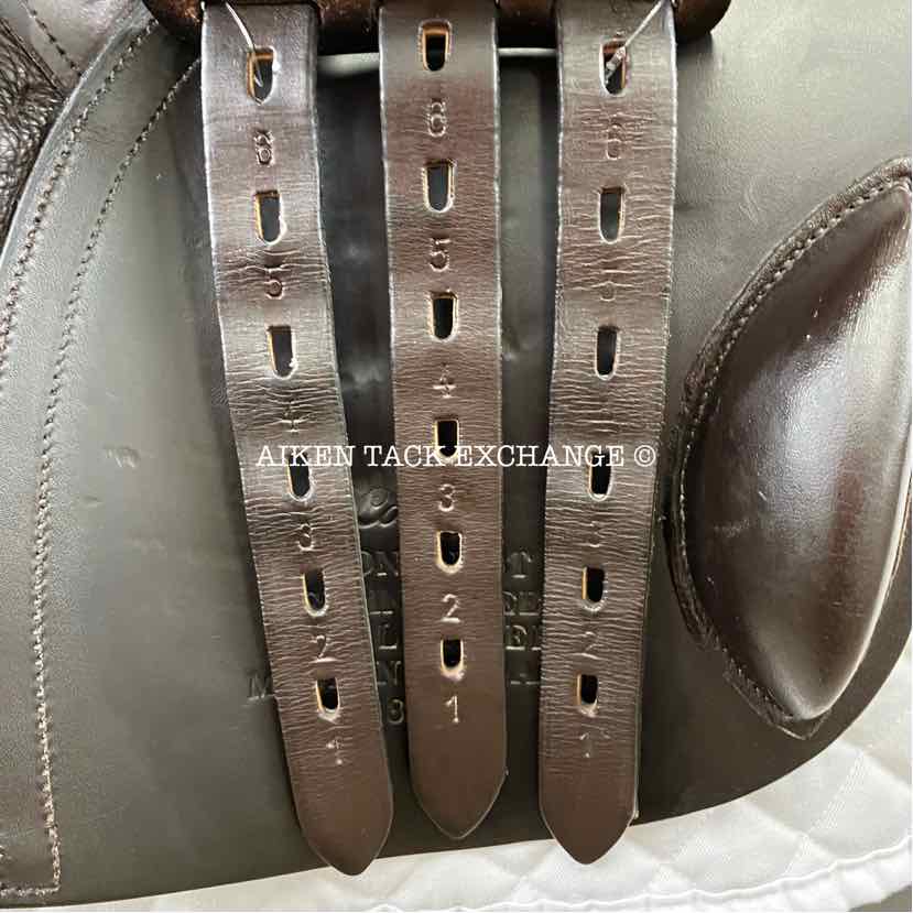 2012 County Conquest Jump Saddle, 18" Seat, Extra Wide Tree, Wool Flocked Panels