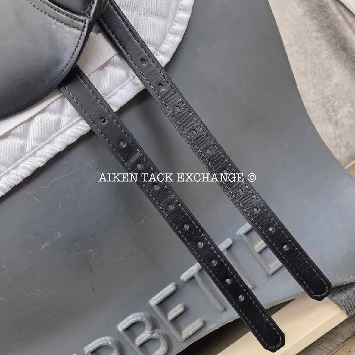 2003 Schleese JES Advanced Dressage Saddle, 17" Seat, Wide Tree, Wool Flocked Panels