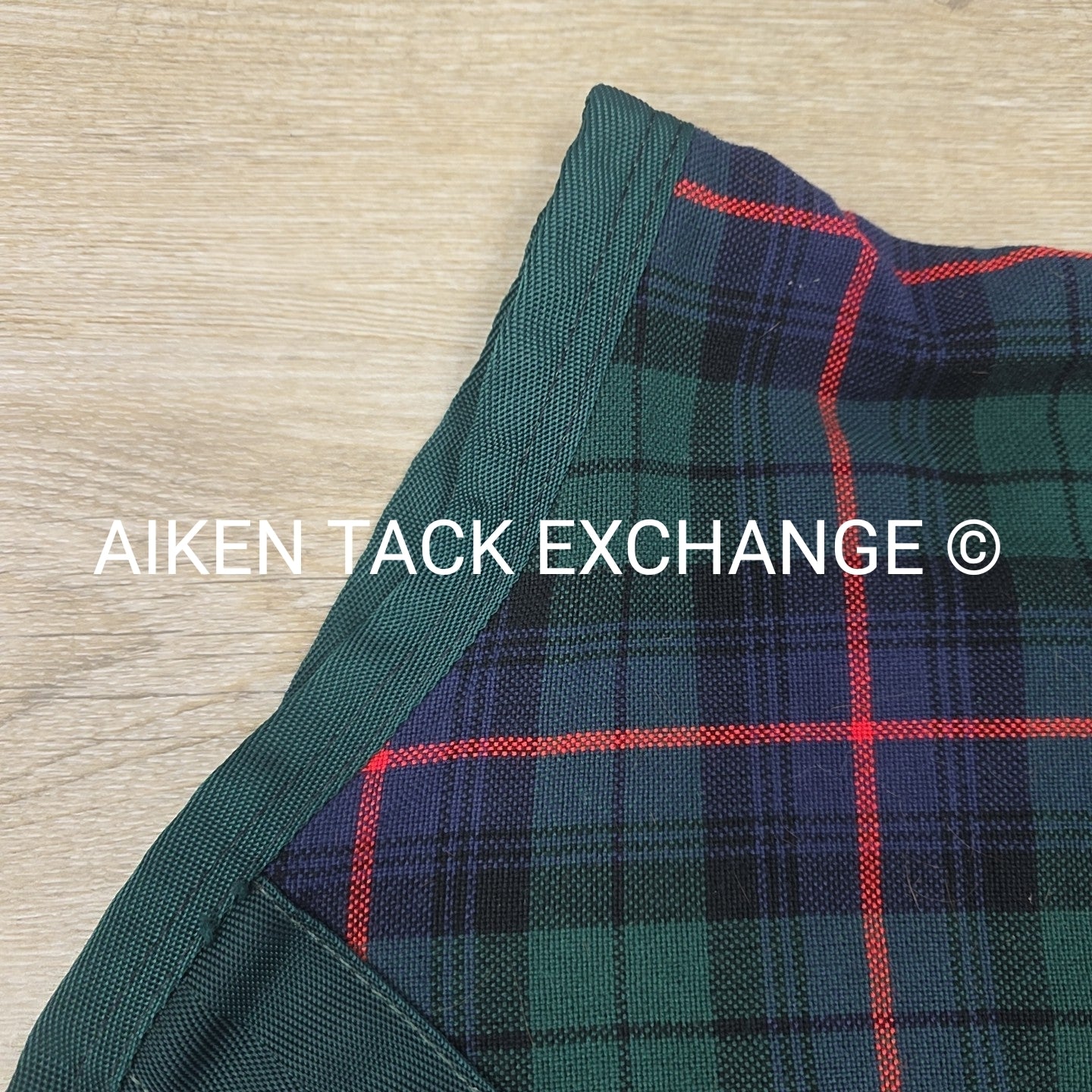 5/A Baker Original Tartan Plaid Stable Sheet, Size 72"