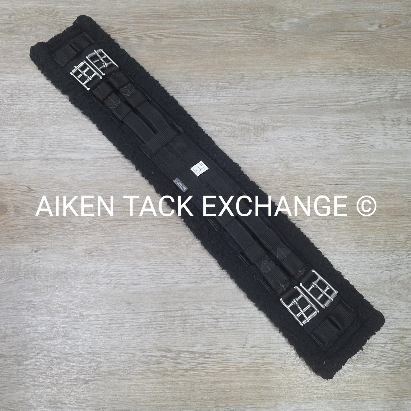 Ovation Fleece Dressage Girth, Black, 24"