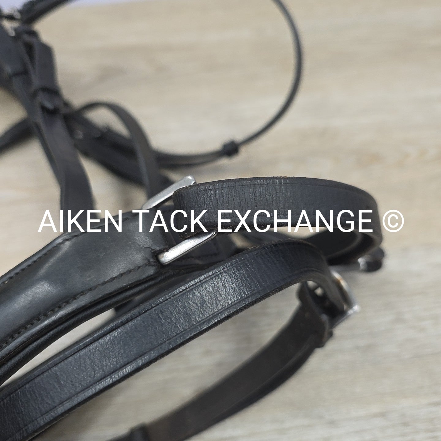 KL Select Dressage Bridle, No Reins, Black, Size Full