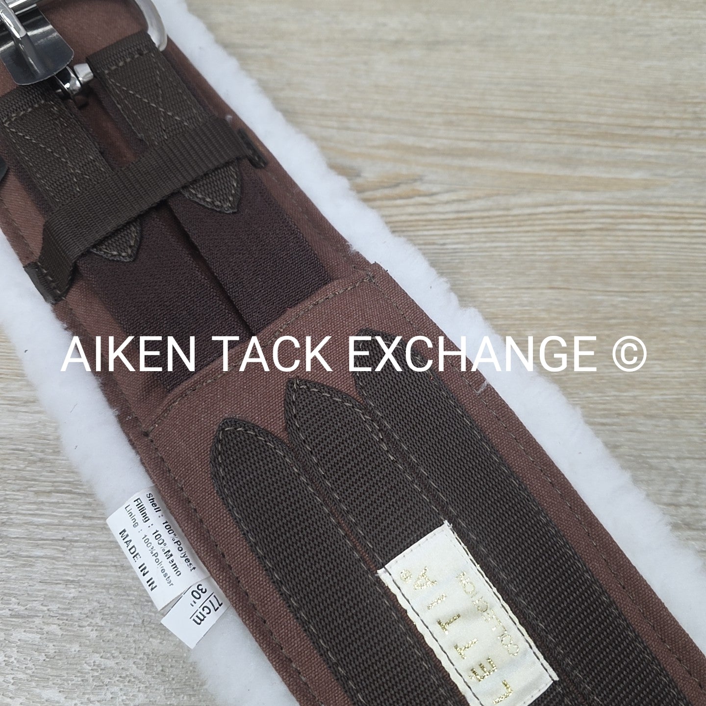 Lettia Memory Foam Western Cinch, Brown, 30"