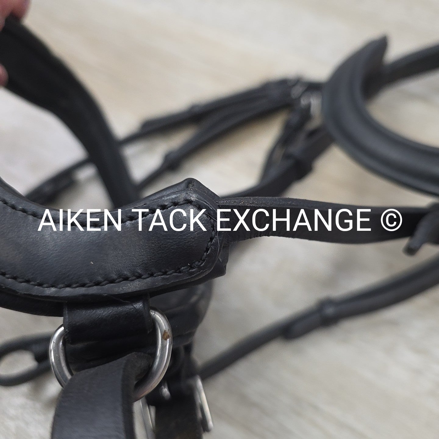 KL Select Red Barn Arena Weymouth Double Bridle, No Reins, Size Full