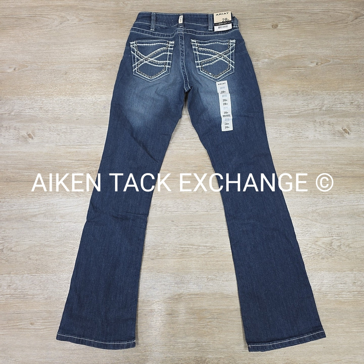 Ariat Mid Rise Bootcut Denim Jeans, Women's 28R