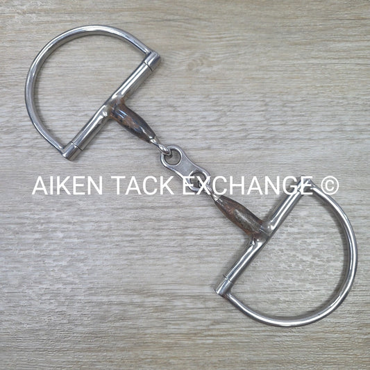 French Link Sweet Iron D Ring Bit 5"