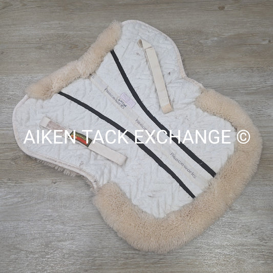Fleeceworks FXK Rolled Edge Sheepskin Half Pad, Size Large