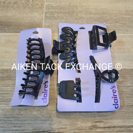 Claire's Claw Clip Bundle - 4 Total