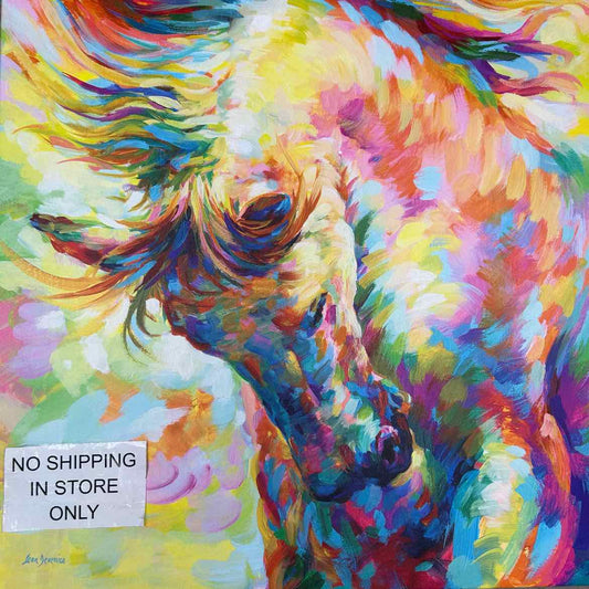"Brave Horse" by Leon Devenice Canvas Print, 32" x 48"