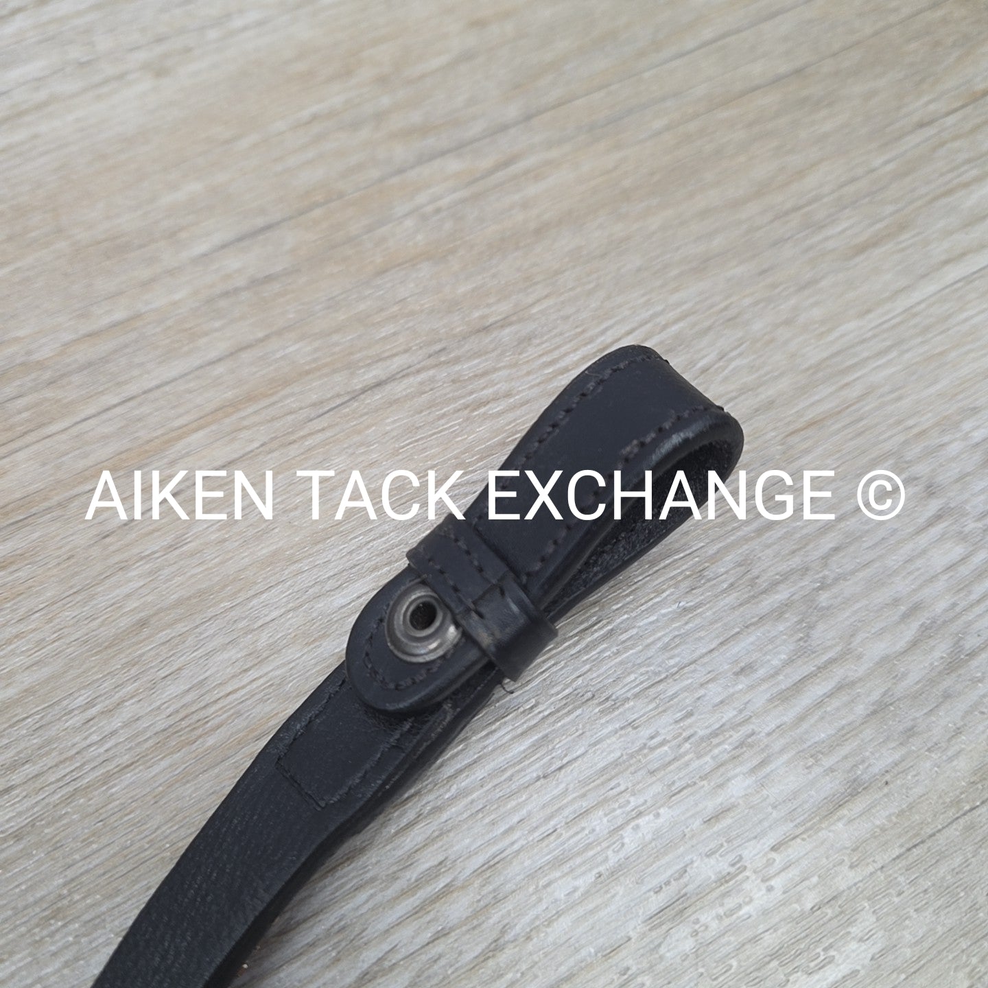 Bling Curved Browband, Black & Blue, 16.5"