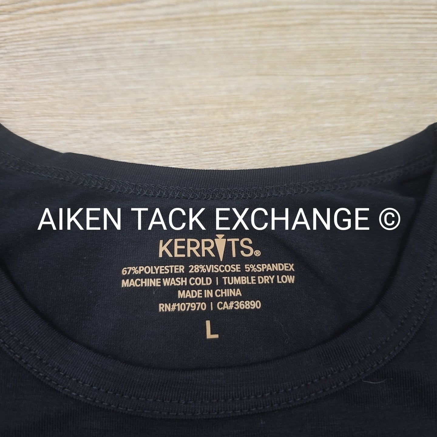 Kerrits Melody Horse Tee Shirt, Size Large
