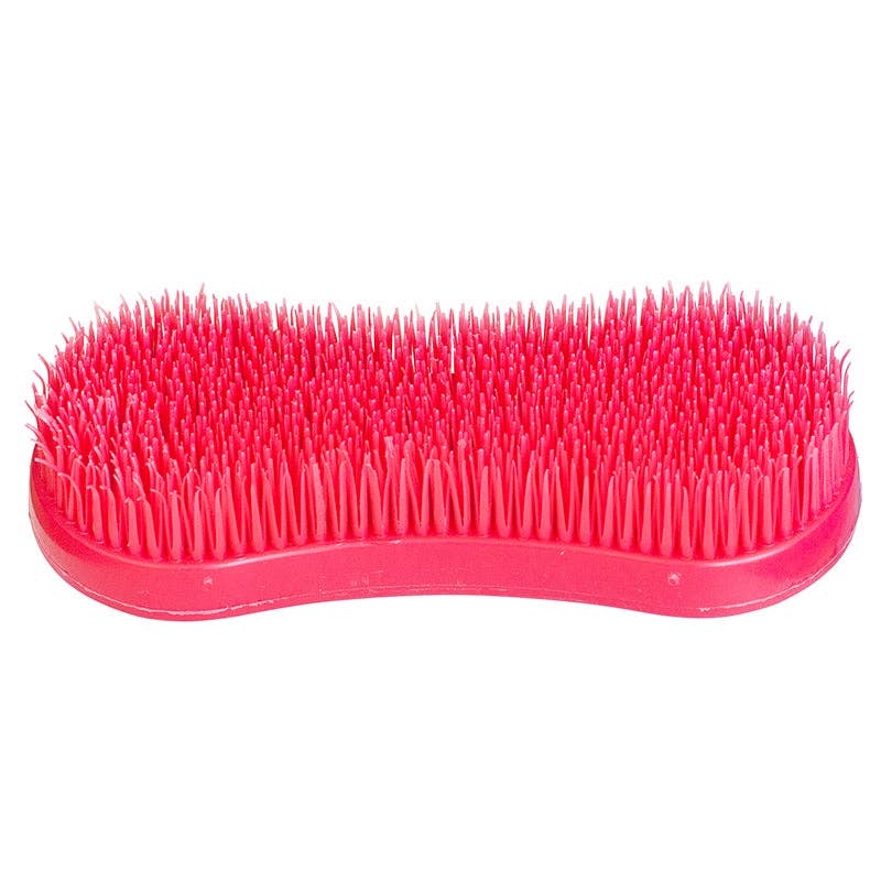 TuffRider Plastic Curry Comb: Red / Standard