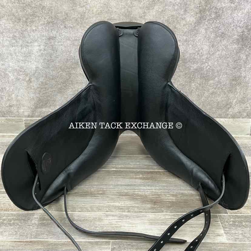 2024 Envy by Custom Saddlery Motion Monoflap Dressage Saddle, 17.5" Seat, Adjustable Tree, Wool Flocked Panels