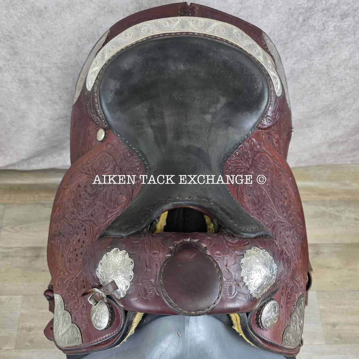 Billy Royal Western Saddle, 15.5" Seat, Regular Tree - Semi QH Bars