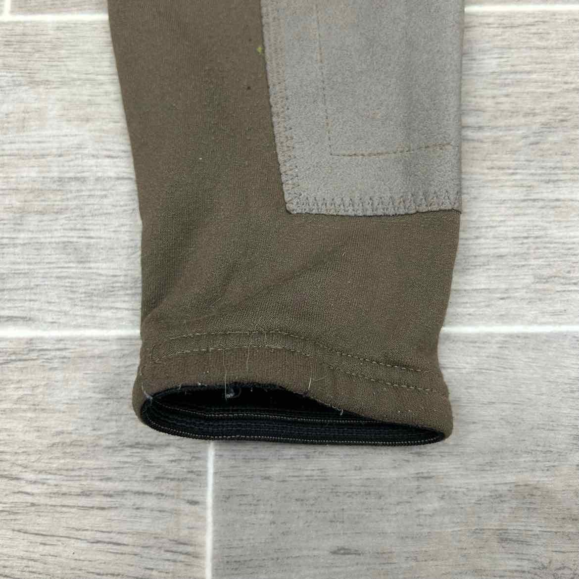 Kerrits Fleece Lined Winter Extended Knee Patch Tights, Size Medium