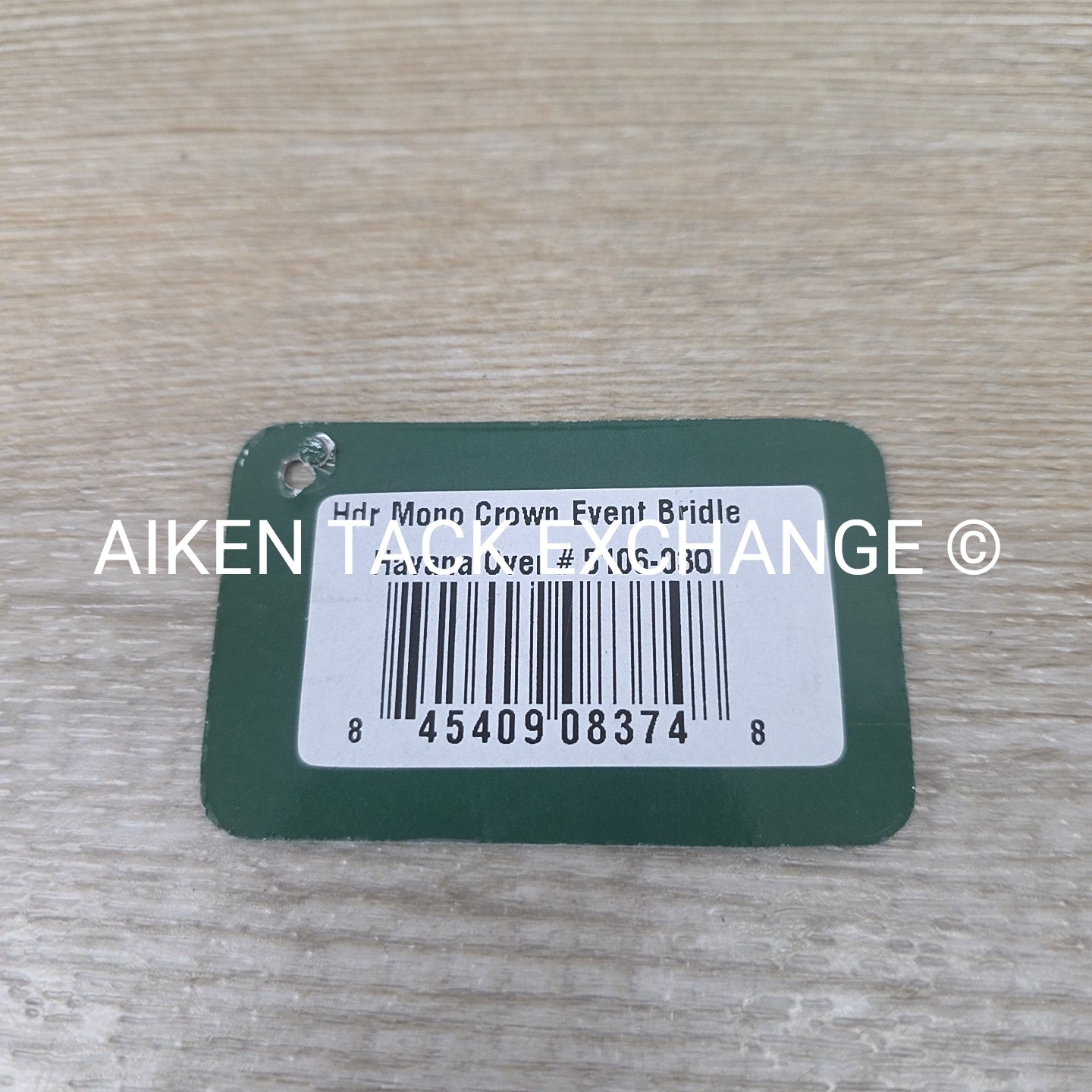 HDR Pro Mono Crown Flash Bridle with Rubber Reins, Havana, Oversize