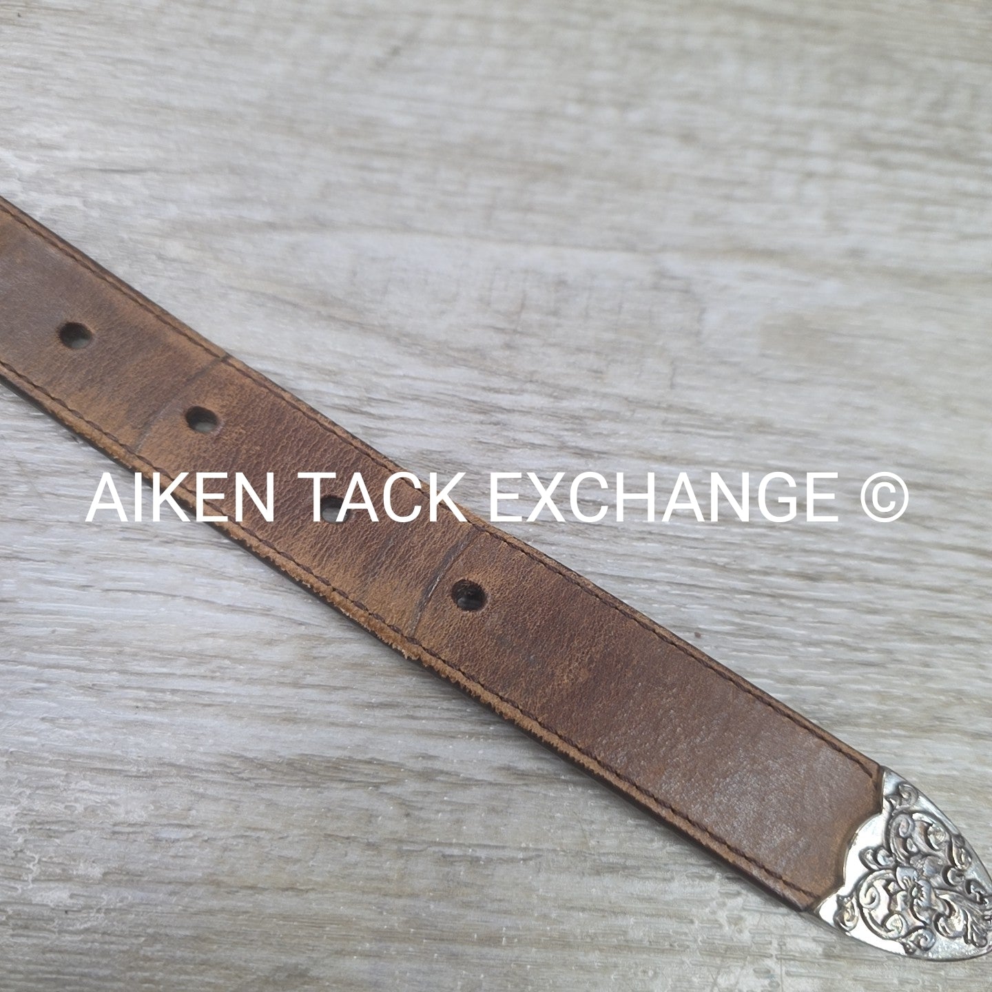 Ariat Heart Shaped Concho Belt, Size 28