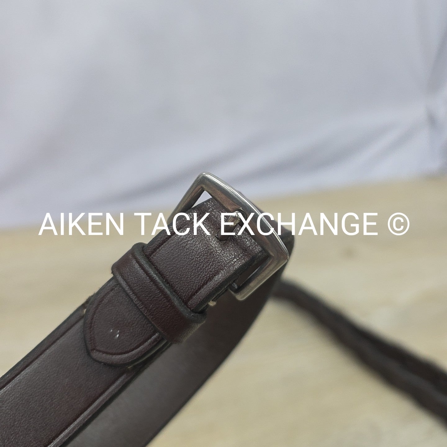 Nunn Finer Elena Laced Reins, Brown, 58"