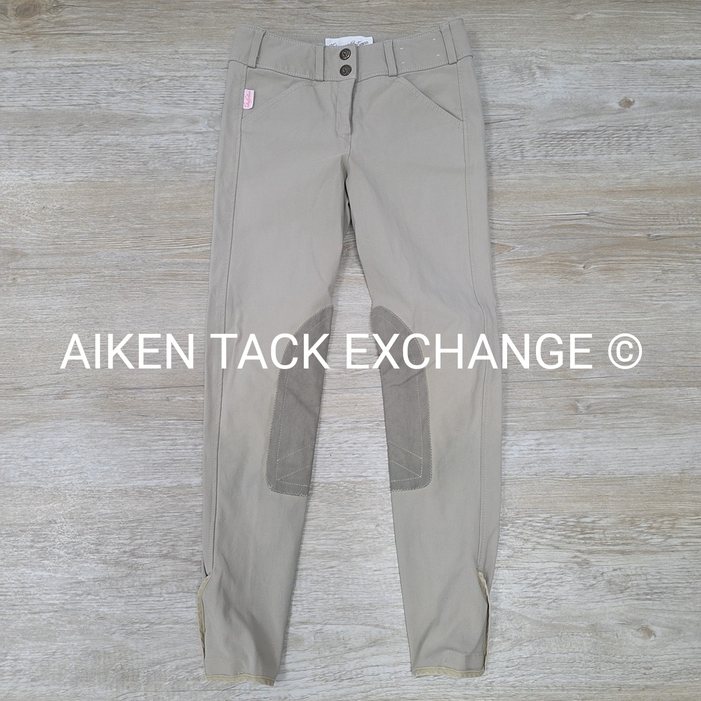 Tailored Sportsman Trophy Hunter Knee Patch Breeches, Size 12