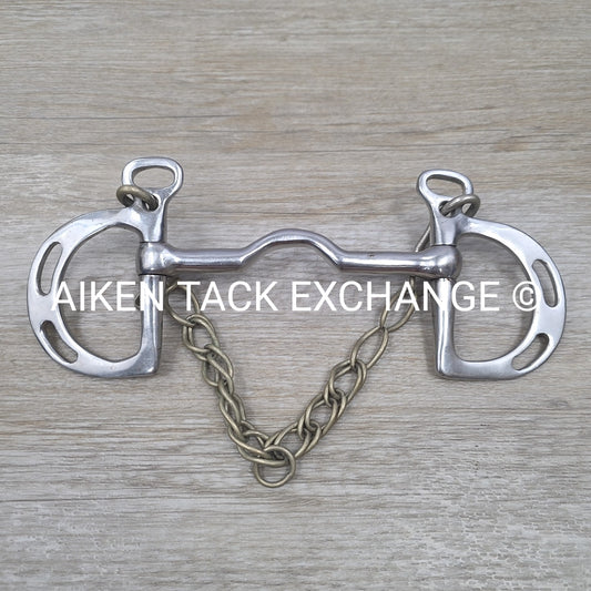 Ported Mullen Mouth Uxeter Kimberwick Bit 4.5"
