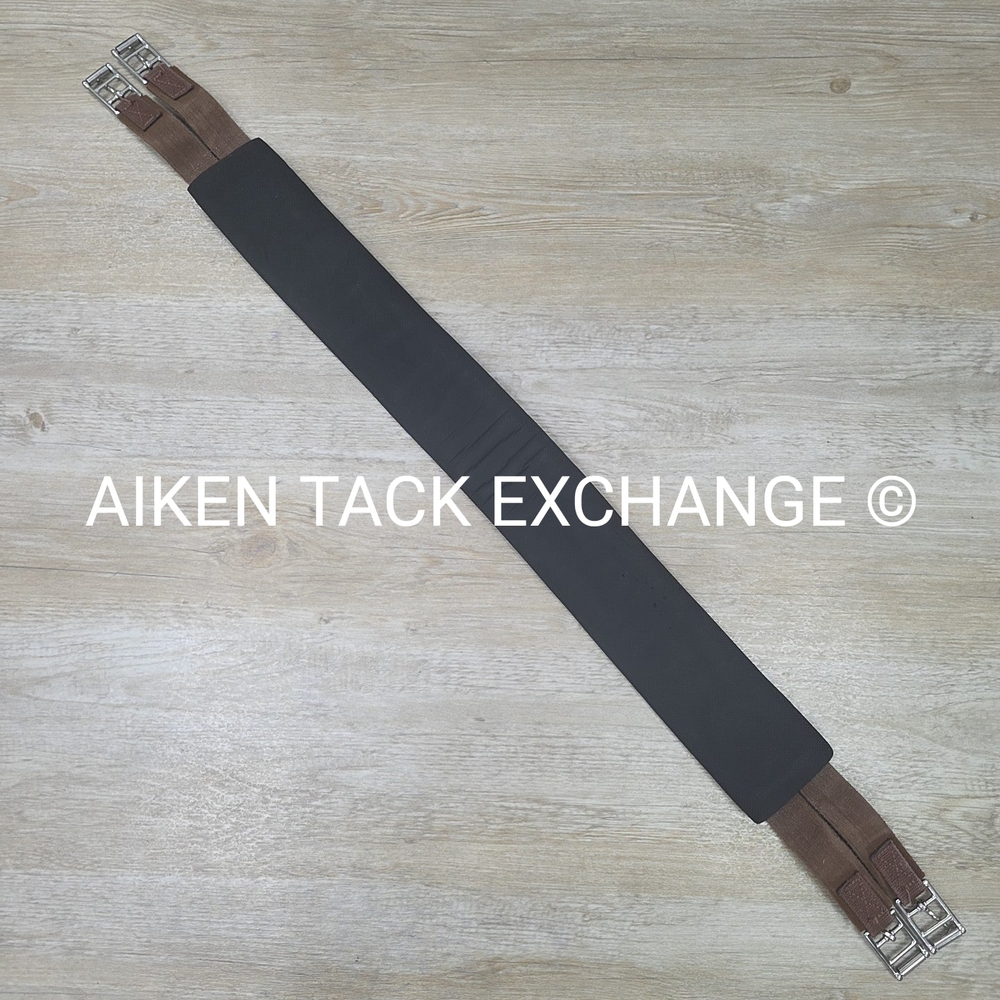 Professional's Choice SMx Double Elastic Girth, Brown, 48"