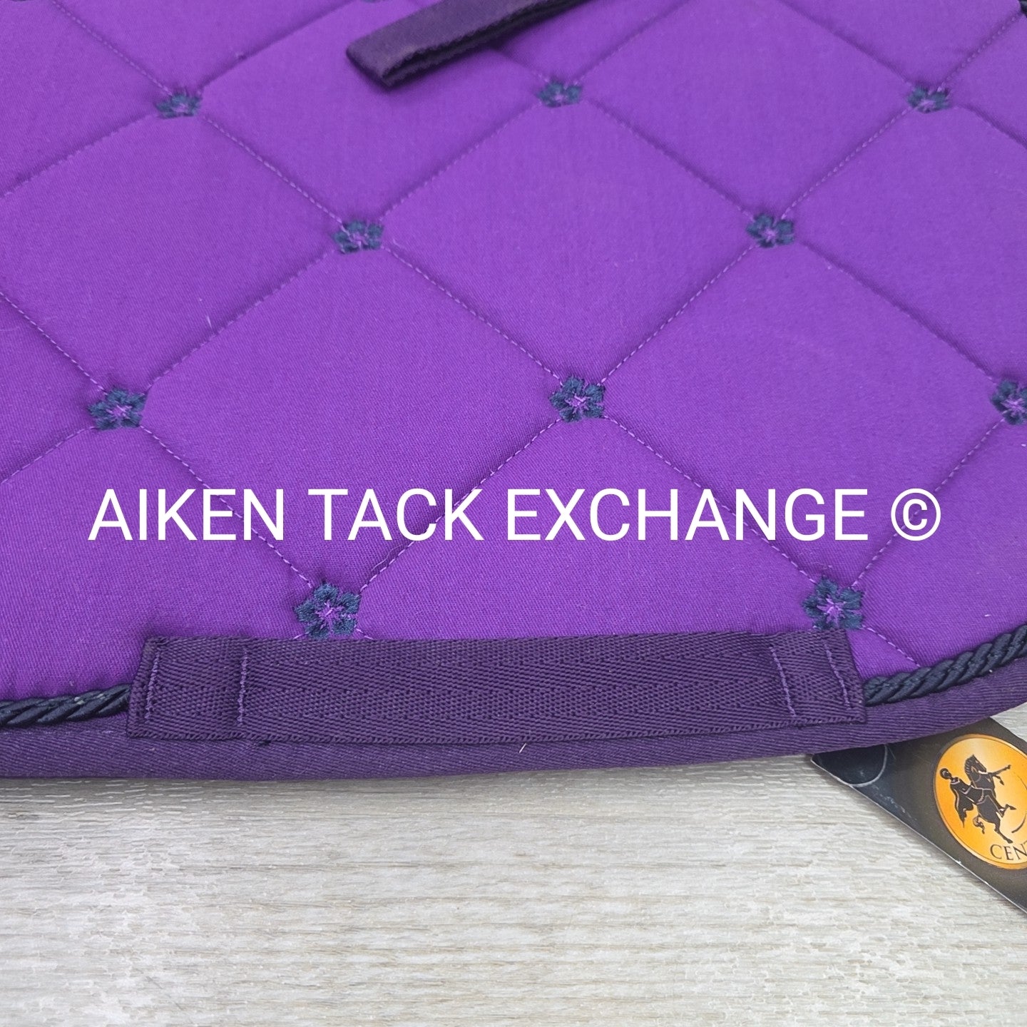 Centaur Hibiscus All Purpose Saddle Pad, Purple, Brand New