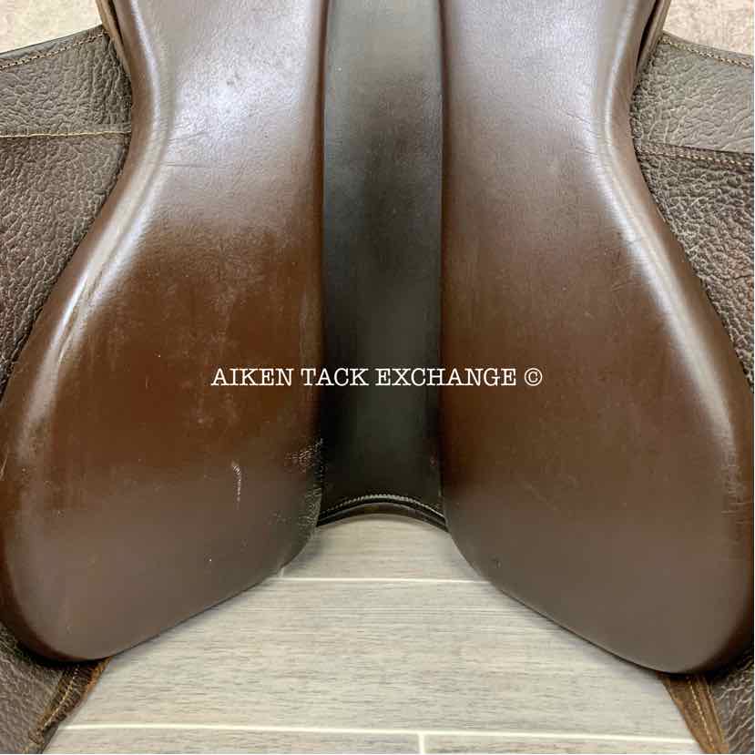 Miguel Acuna American Style Polo Saddle, 18.5" Seat, Medium/Medium Wide Tree, Foam Panels, Buffalo Leather