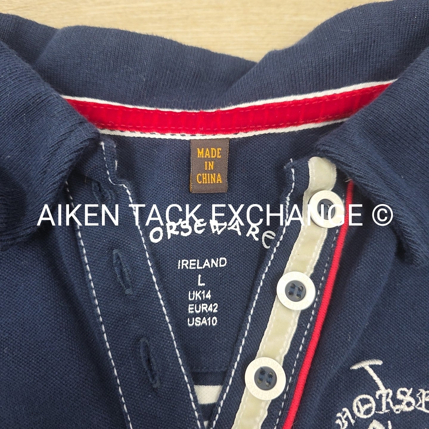 Horseware Short Sleeve Polo Shirt, Size Large