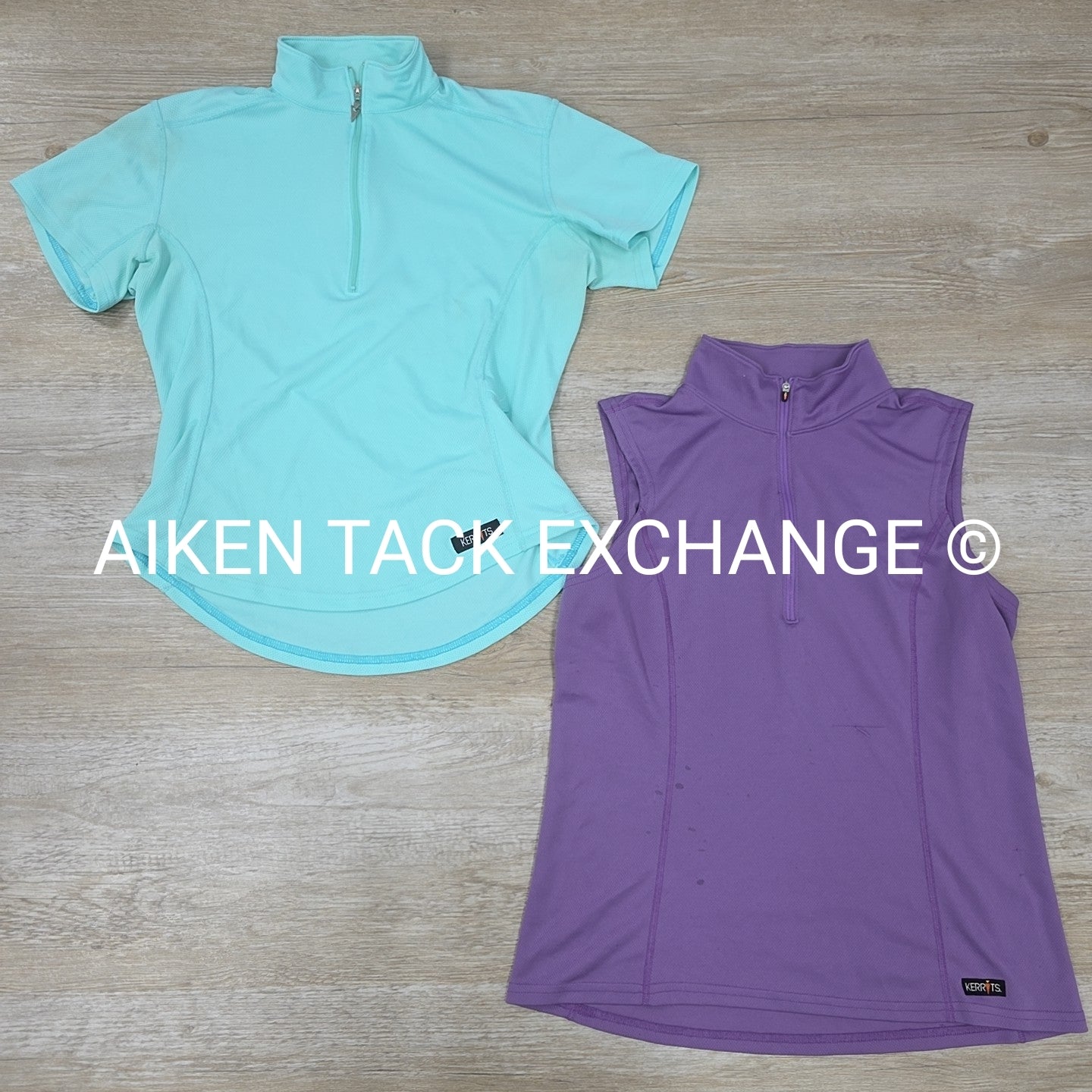 BARGAIN BUNDLE: Kerrits Short Sleeve & Sleeveless IceFil Top, Size Medium