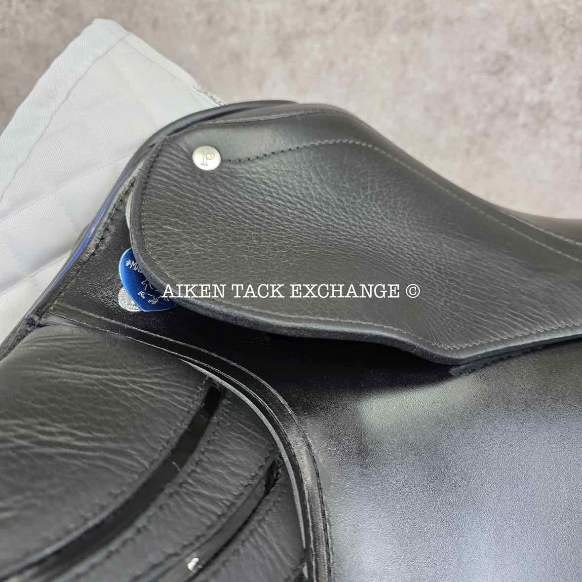 2022 Passier BluStyle Dressage Saddle, 17.5" Seat, Medium Wide Tree, Wool Flocked Panels