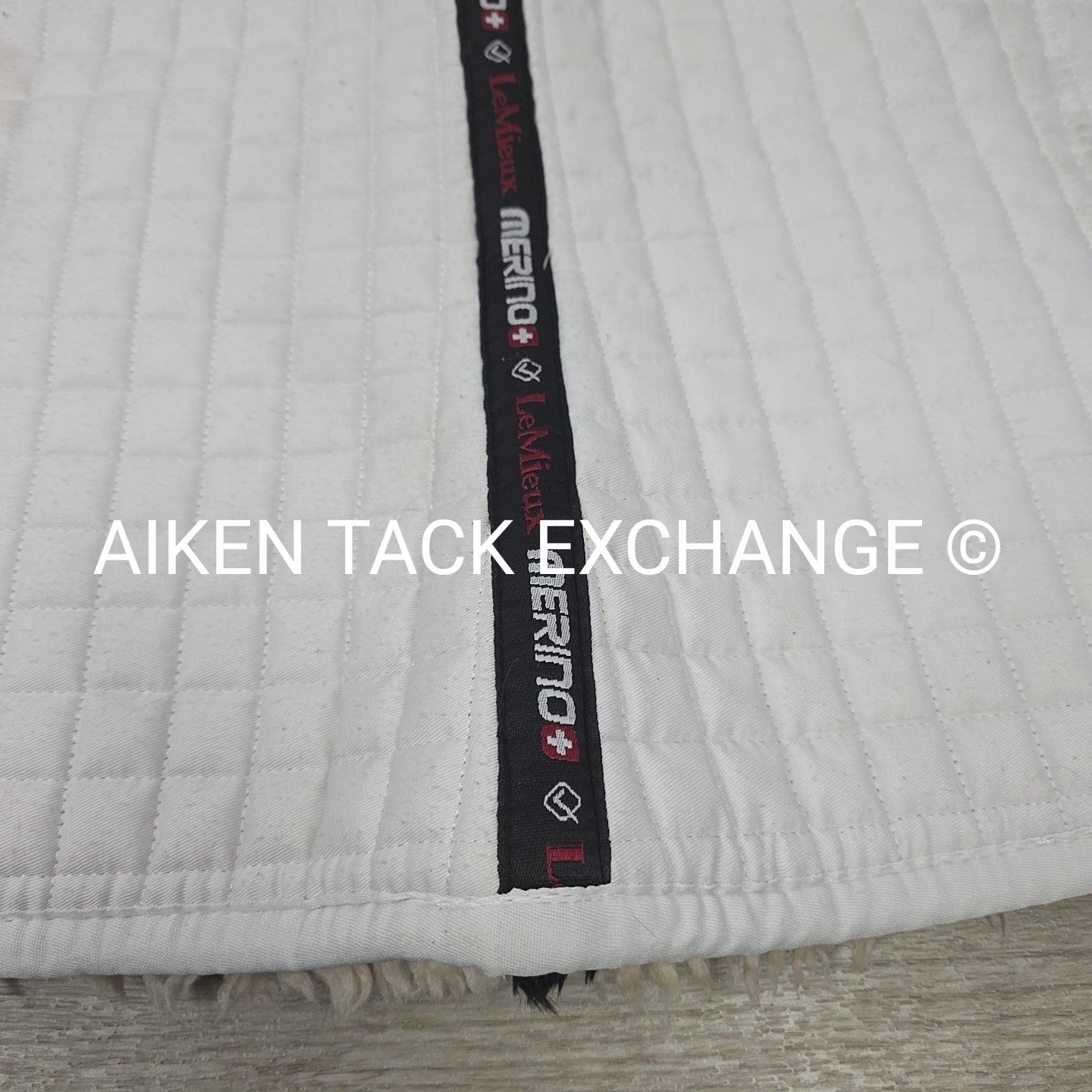 LeMieux Merino Half Lined Square Dressage Saddle Pad, Large