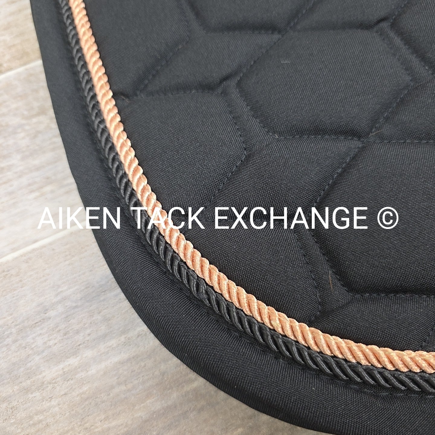 HKM Rose Gold Glamour Dressage Saddle Pad