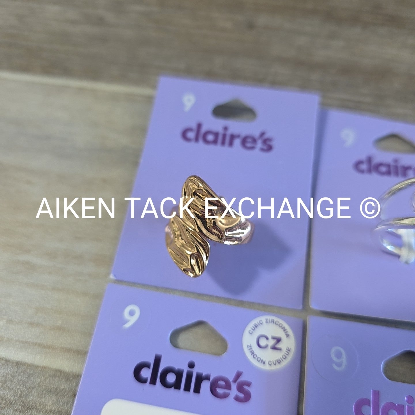 Claire's Rings (4) - Size 9