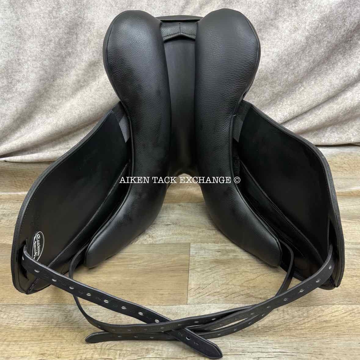 2024 Custom Saddlery Everest R Monoflap Dressage Saddle, 18" Seat, Adjustable Tree, Wool Flocked Panels