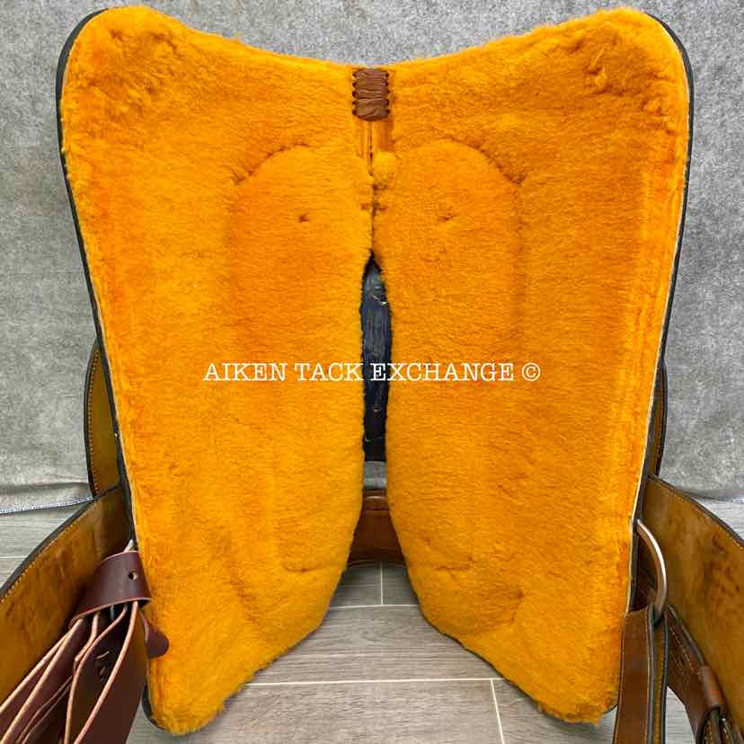 Allen Ranch Saddle Shop Western Saddle, 15" Seat, Regular Tree - Semi QH Bars