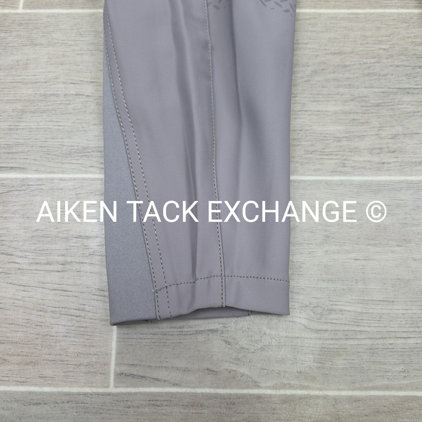 KL Select Gabrielle Full Seat Breeches, Grey/Navy, Women's Size 30R