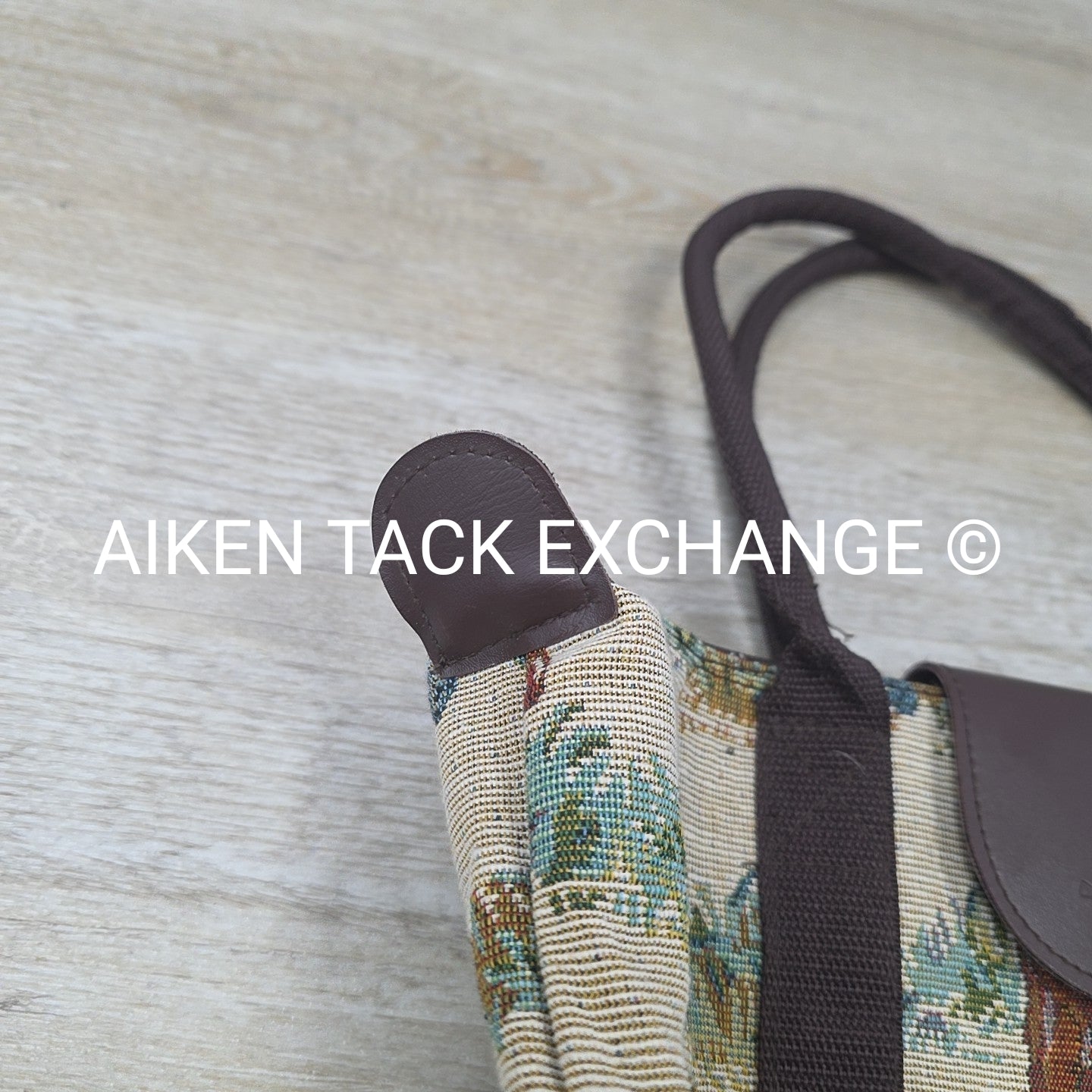 Equestrian Print Tote Bag