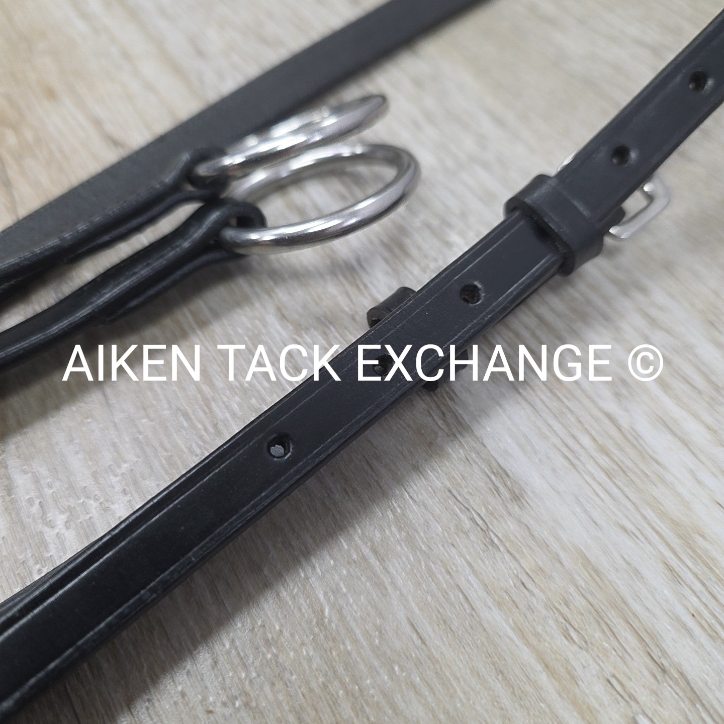 Plain Flat Running Martingale, Black, Size Full