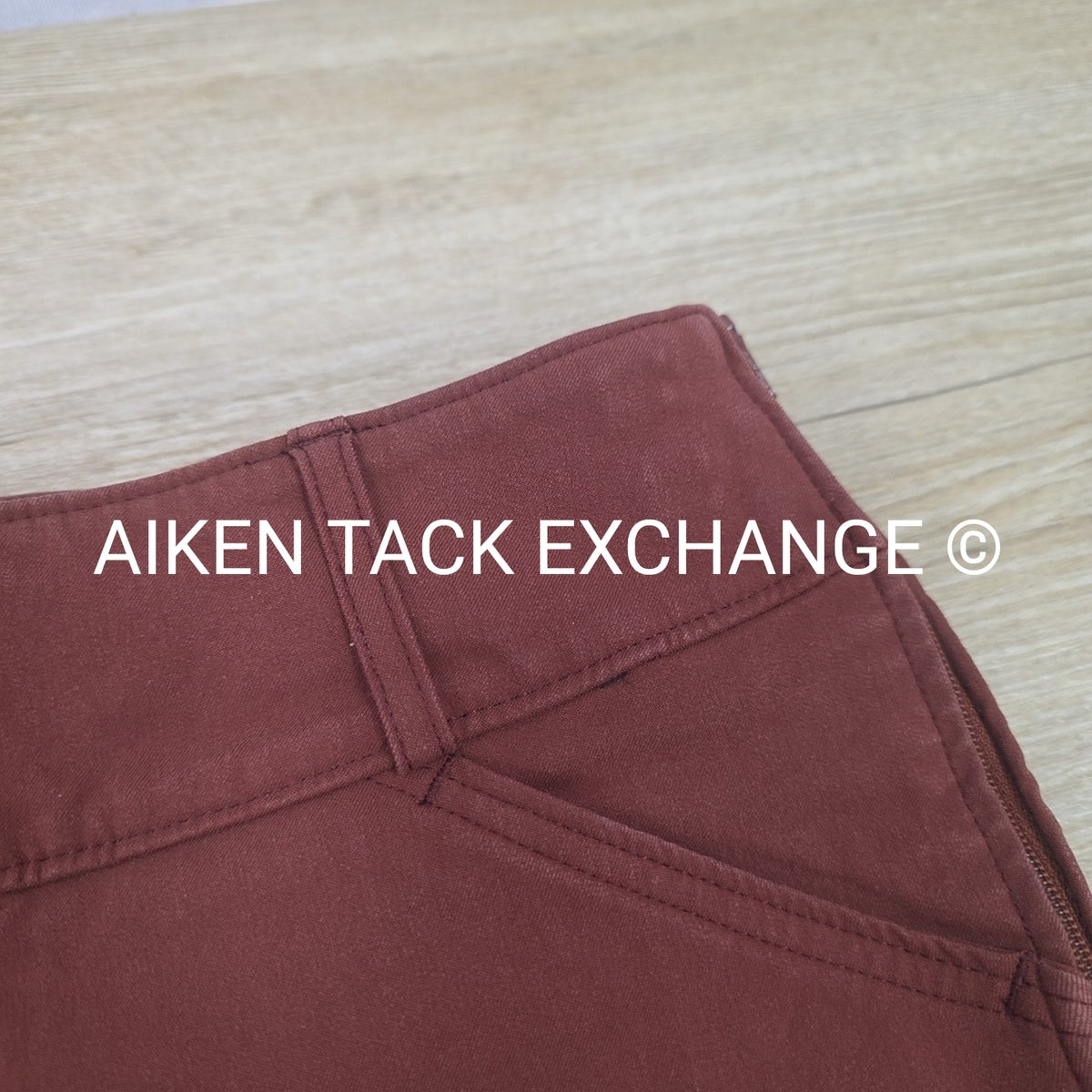 Tailored Sportsman Trophy Hunter Knee Patch Breeches, Redwood, Size 24