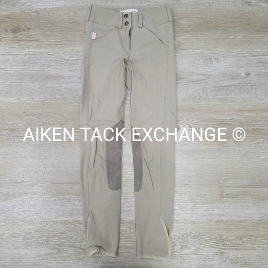Tailored Sportsman Trophy Hunter Knee Patch Breeches, Size 8