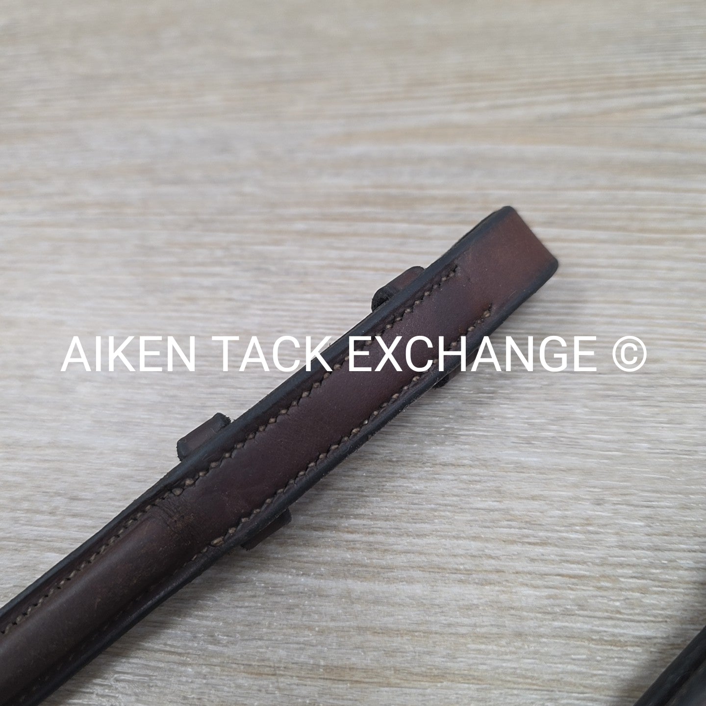 Beval Plain Raised Laced Reins, Brown, 57"
