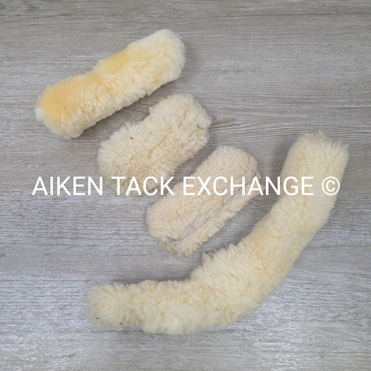 Sheepskin Halter Tubes, Set of 4