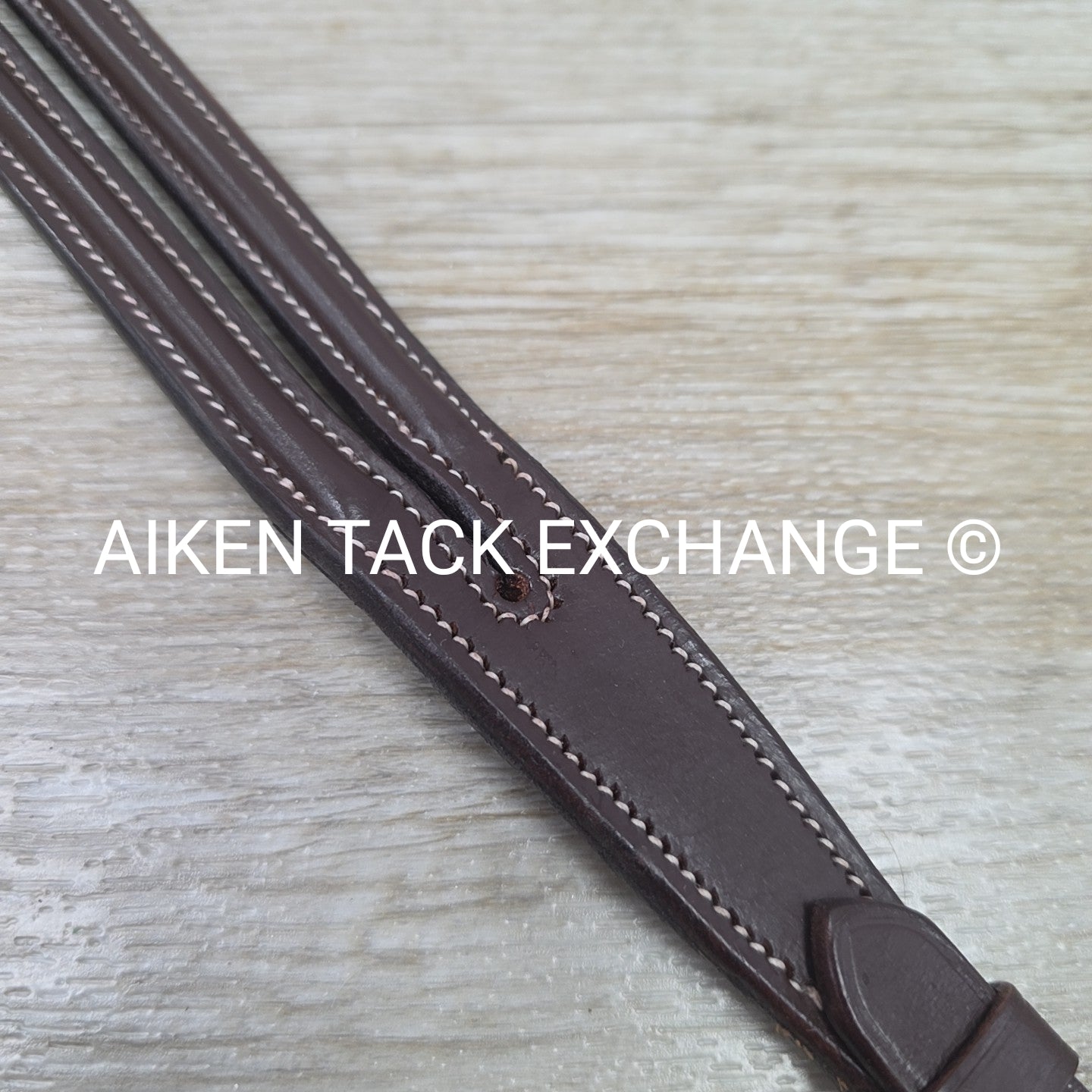 Plain Round Raised Running Martingale Attachment, Brown