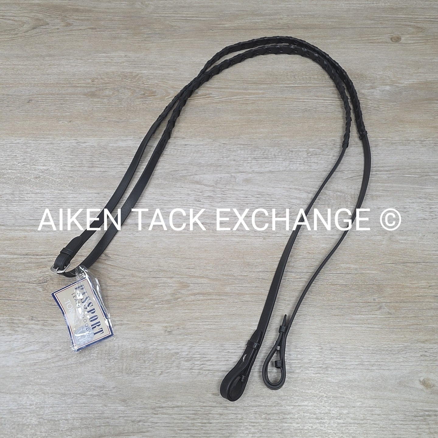 Passport by Toklat Laced Reins, Black, 54"