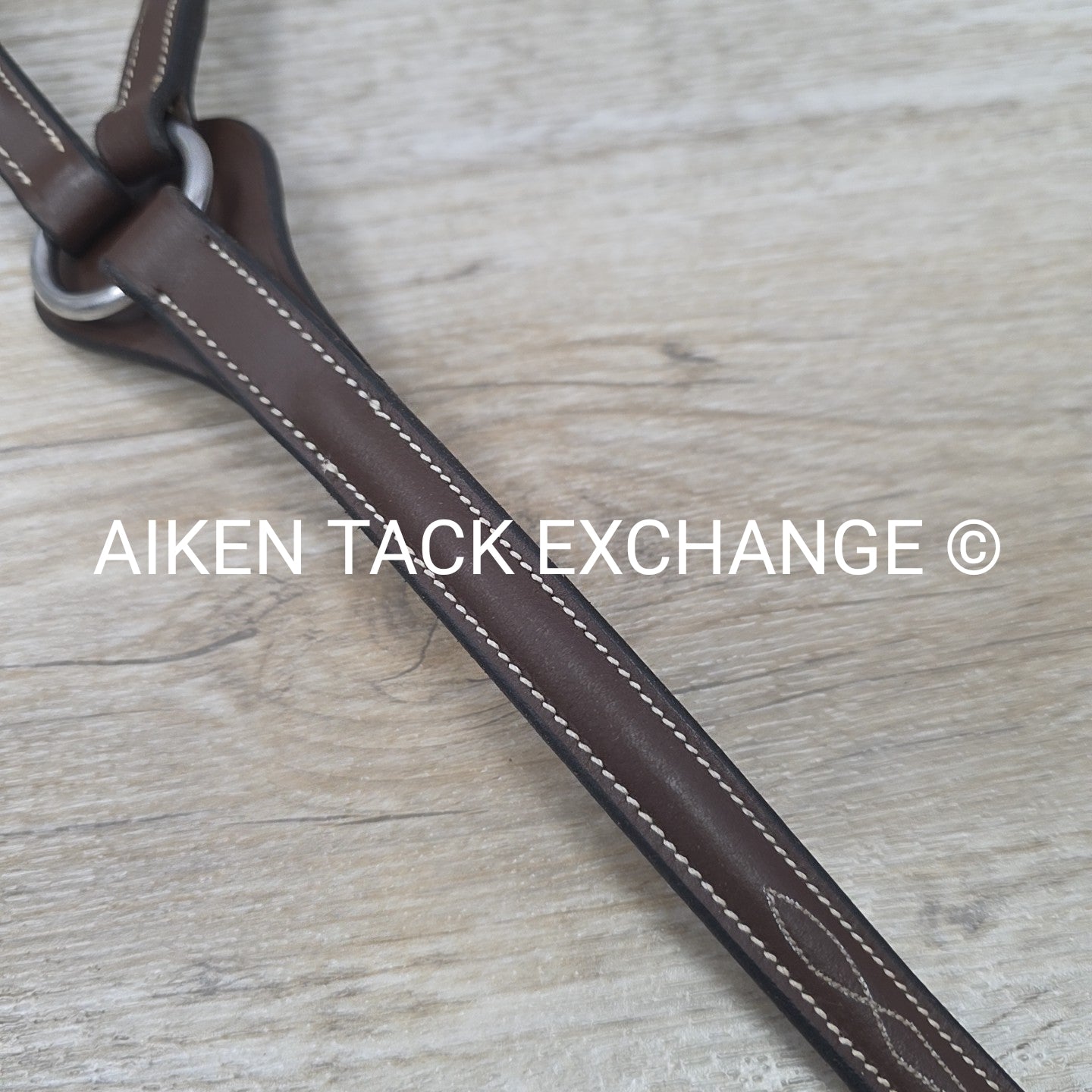 Fancy Stitched Breastplate, Brown, Size Full